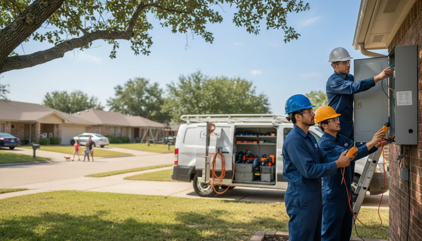 Certified electrician providing emergency electrical services in Pinehurst, GA